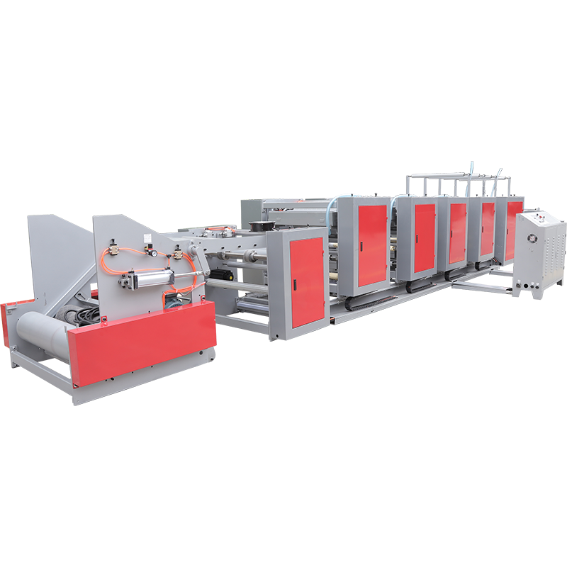 Combined woven bag printing machine